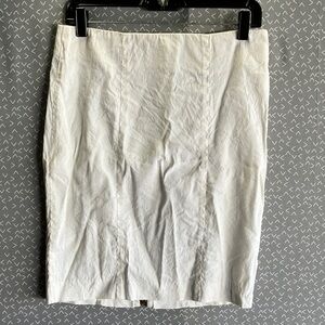 BEBE Elegant White Skirt